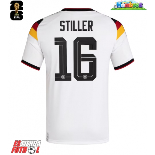 Alemania Angelo Stiller #16 Primera Equipación Mundial 2026 Manga Corta